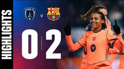 ویدیو| زنان بارسلونا رقیب ندارند/ خلاصه بازی پاریس ۰ - بارسلونا ۲ - پارس فوتبال