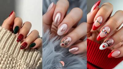  ترندهای جدید ناخن کریسمس 2026 | بهترین ایده‌ ها و طرح‌ های روز