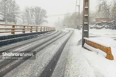 انسداد ۲ محور اصلی خراسان رضوی به‌دلیل برف و کولاک شدید (۲۷ آذر ۱۴۰۴)