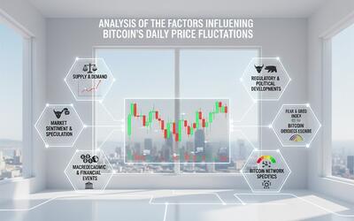بررسی عوامل موثر بر تغییرات روزانه قیمت بیت کوین