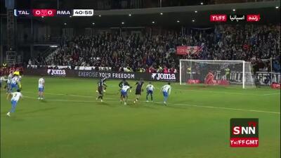  گل اول رئال مادرید به تالاورا توسط کلیلیان امباپه در دقیقه 41