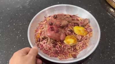  طرز تهیه آلبالو پلو با مرغ