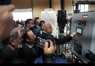 تصفیه‌خانه آریان فولاد بوئین‌زهرا به بهره‌برداری رسید - تسنیم