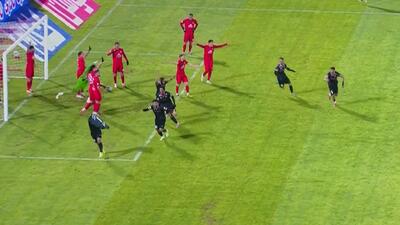 گل اول پرسپولیس به تراکتور (کنعانی زادگان)