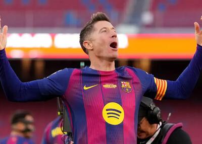 جلسه محرمانه رقیب مسی با لواندوفسکی در بارسلون!