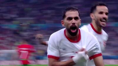 گل دوم اردن به مراکش توسط اولوان