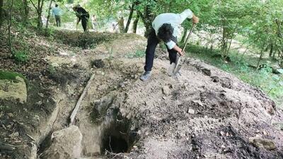  دستگیری حفاران غیرمجاز در منطقه سورت ساری