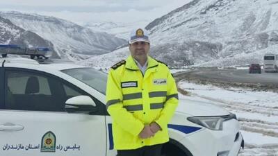  بارش برف، مه‌گرفتگی و لغزندگی در محور‌های کوهستانی مازندران
