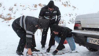 پلیس راهور: زنجیر چرخ، تنها مجوز سفر در راه