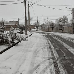  بارش برف در اشترینان