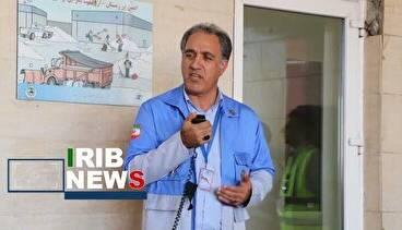  بارش یک متری برف در منطقه سربیژن کرمان