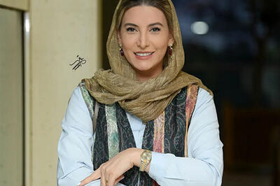  استایل ساده و زمستانی فریبا نادری در یک روز سرد