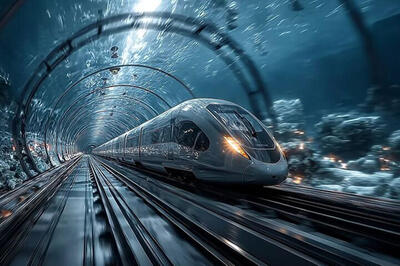  کاهش سفر ۶ ساعته به ۴۰ دقیقه در تونل فوق‌سریع جهانی