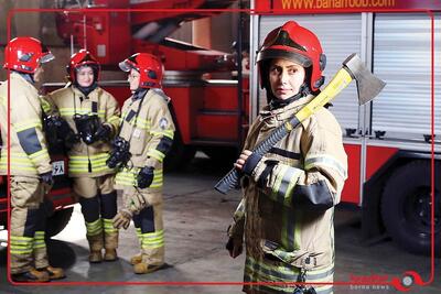  ۸۰۰ خانم داوطلب ورود به آتش‌نشانی