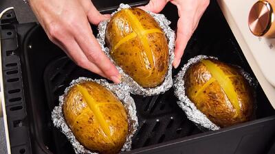  من همیشه این غذا را درست می کنم/ امسال باید این غذا را در سرخ کن بدون روغن امتحان کنید!