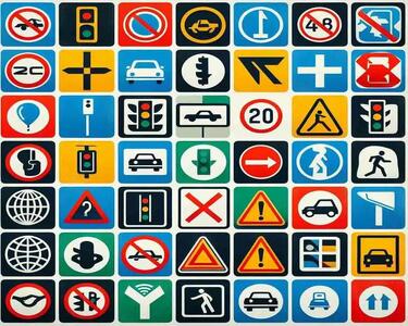 چرا تابلوهای خیابان رنگ‌های خاصی دارند؟