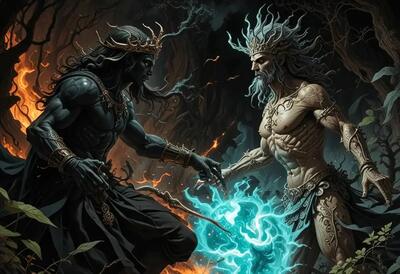 انگره‌مینو و سپنتامینو؛ داستان جدال خیر و شر در اساطیر ایران باستان