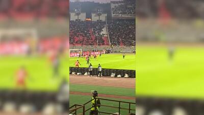 گل مهدی ترابی به پرسپولیس از زاویه دوربین هواداران تراکتور