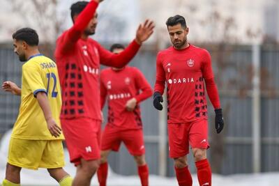 برتری ۴ گله پرسپولیس برابر عقاب در دیداری تدارکاتی