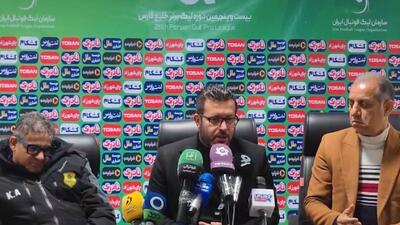 صحبت‌های فرید صفایی فرد سرمربی فرد البرز بعد از بازی با نساجی در لیگ یک