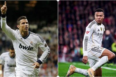 مقایسه‌ای جالب میان امباپه 2025 و رونالدو 2013