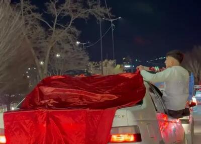 تقلید حرکات شجاع خلیل زاده در سطح شهر تبریز + تصاویر