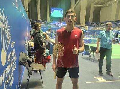 رقابت‌های چلنج بین‌المللی قزاقستان؛ پیروزی بدمینتون‌باز ایران مقابل حریف مالزیایی