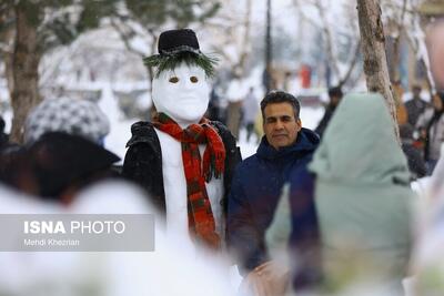  همدان میزبان جشن ساخت آدم‌برفی
