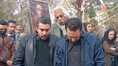 خاکسپاری حمید طالقانی + عکس