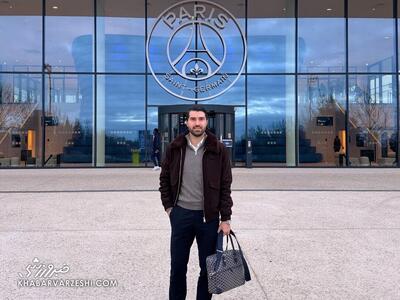 مهاجم پرسپولیسی با ستاره سابق بارسلونا به پاری‌سن‌ژرمن رفت +عکس