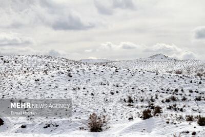  برف و کولاک در  معدن مس دره‌زار سیرجان