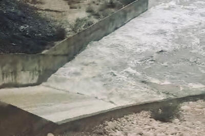  آبگیری کامل سد چلوگهره بندرعباس
