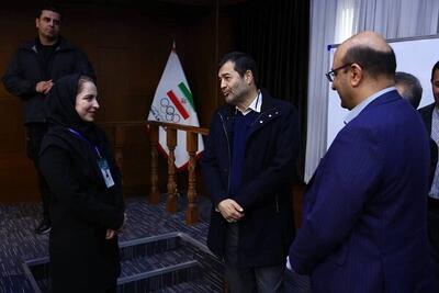 بازدید وزیر ورزش از فرایند انتخابات کمیسیون ورزشکاران کمیته ملی المپیک - پارس فوتبال