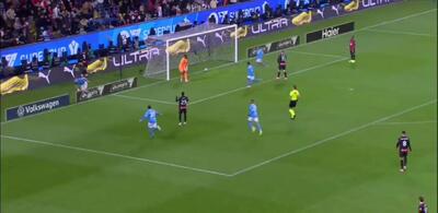 ویدیو: گل دوم ناپولی به میلان توسط هویلند - پارس فوتبال