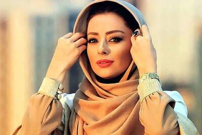  استایل شیک نفیسه روشن در کنار برگ های پاییزی+عکس
