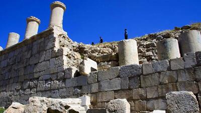  معبد آناهیتا، جادوی تاریخ در کرمانشاه + فیلم