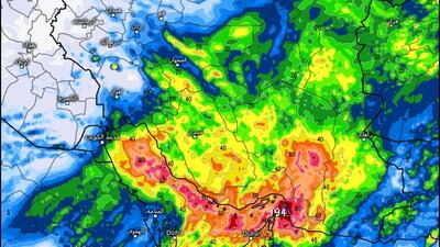 هشدار موج تازه باران‌ها در راه است + نقشه جزئیات