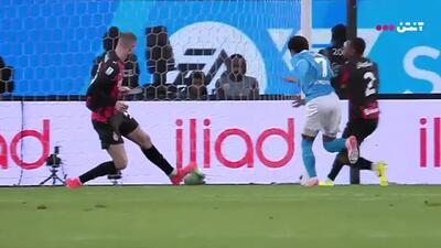  خلاصه بازی ناپولی 2 - میلان 0
