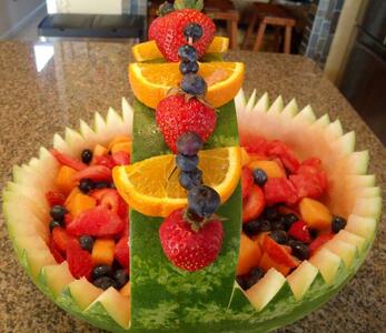  جدیدترین تزئین میوه شب یلدا؛ مدل میوه آرایی شب یلدا
