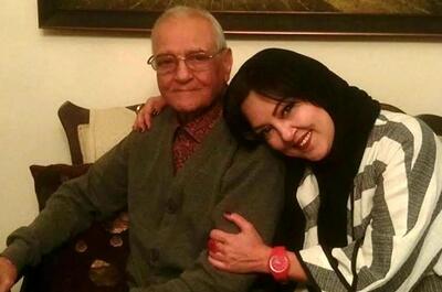  سفر در زمان؛ چهرۀ «پرستو گلستانی» در 5 سالگی در آغوش پدرش؛ دهۀ 50