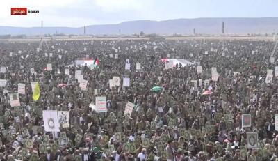  راهپیمایی میلیونی در صعده: یمن در حمایت از قرآن و فلسطین بسیج عمومی اعلام کرد