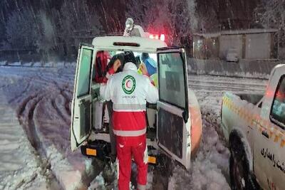  نجات ۴۳ نفر طی ۲۴ ساعت گذشته در برف و کولاک کهگیلویه و بویراحمد