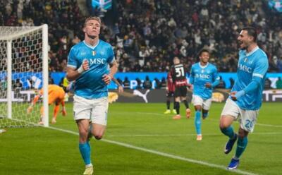  ناپولی با شکست میلان به فینال سوپرجام ایتالیا صعود کرد