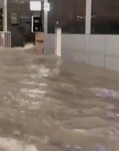 آبگرفتگی عجیب خیابانی‌های دبی، صبح امروز