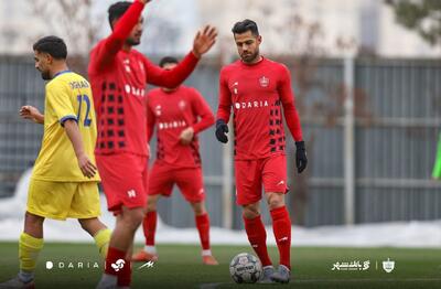 پیروزی پرگل پرسپولیس در دیدار تدارکاتی مقابل عقاب