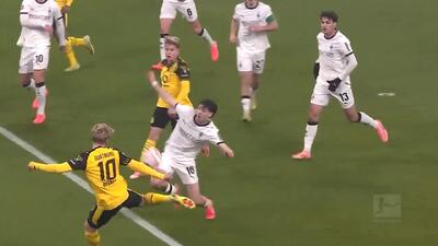 گل اول دورتموند به مونشن گلادباخ توسط برانت