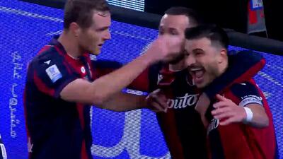 گل اول بولونیا به اینتر توسط اورسولینی