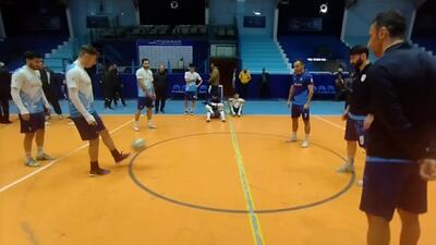 عدم حضور تیم فوتسال پالایش نفت بندر عباس در قزوین