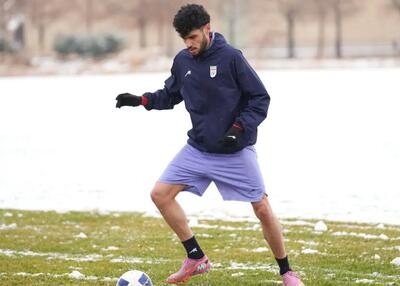 زارع با برف روسیه وارد ایران شد (عکس)