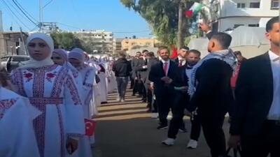 زندگی در غزه به رغم جنایت رژیم اسرائیل ادامه دارد + فیلم